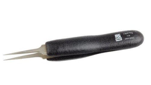 Pęseta, dł. 115, antymagnetyczna, ESD 5.SA.DN, materiał: Stal nierdzewna, RS PRO