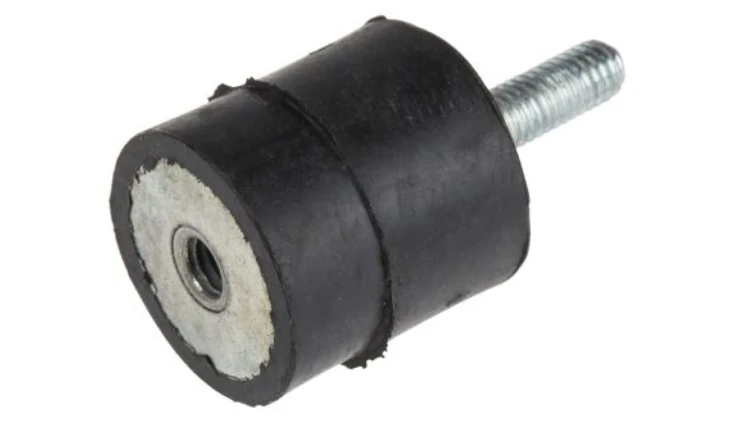 Mocowanie antywstrząsowe, M6, Ø 25mm, materiał: Guma naturalna 60Shore A, RS PRO
