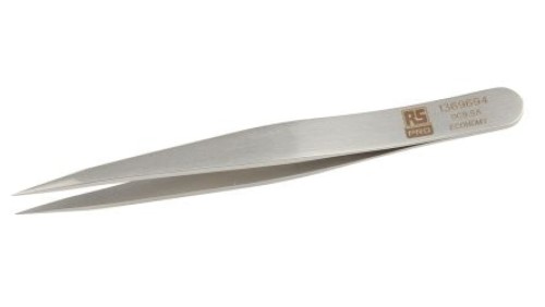 Pęseta, dł. 90, antymagnetyczna 0C9.SA, materiał: Stal nierdzewna, RS PRO