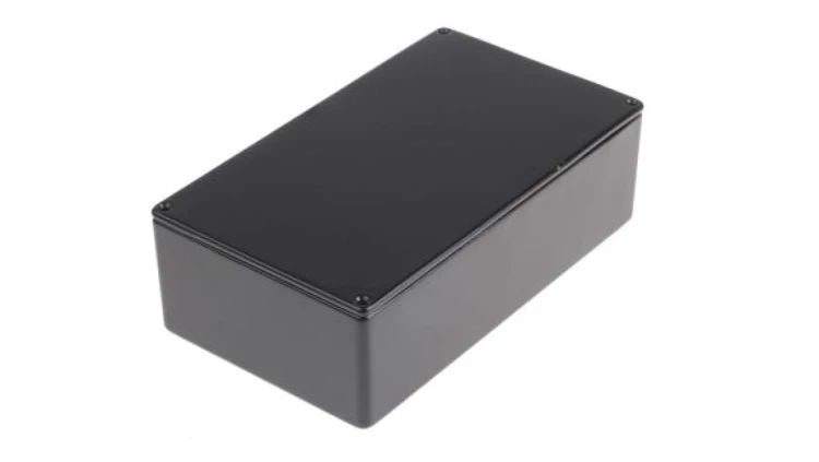 Obudowa ekranowana Czarny IP54, 120 x 65.5 x 39.75mm, RS PRO