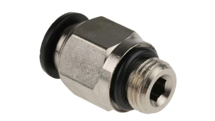 Adapter gwintowany prosty gwint – rura, 20 barów