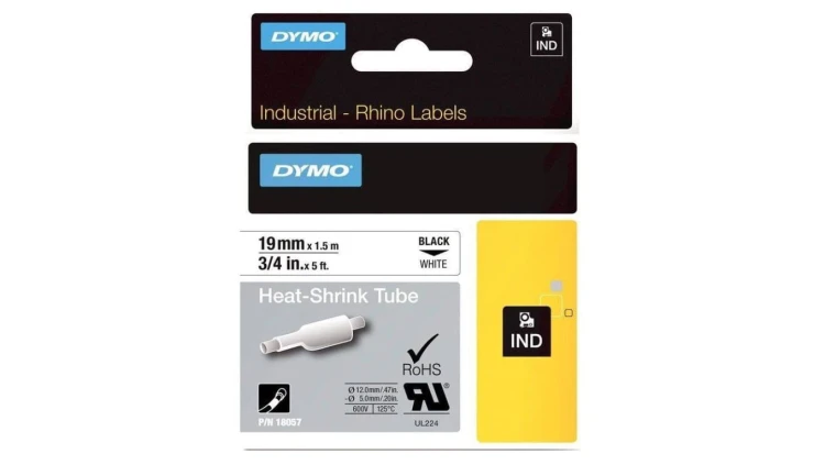 Taśma/rurka termokurczliwa do drukarek 19mm x 1,5m biała S0718330 18057