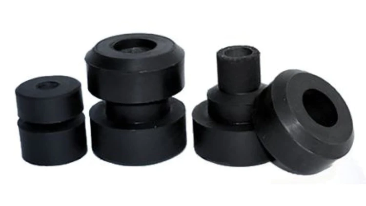Mocowanie antywibracyjne, M16, Ø 64mm, H 63mm, 390, materiał: Guma naturalna 60 Shore A, RS PRO