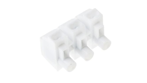 2.5 → 6mm² Złącze kostki zaciskowej Biały 3-żyłowe, Wciskane, 380 V Śruba