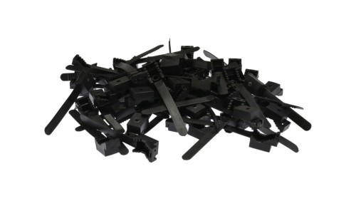 Uchwyt paskowy fi:35 UP-10-35 czarny UV /100szt./
