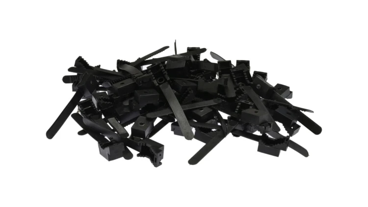 Uchwyt paskowy fi:35 UP-10-35 czarny UV /100szt./