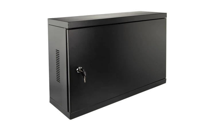 Szafa wisząca RACK 19 cali 3U 180mm czarna TPR CATV NEKU
