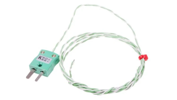 Termopara typ K do +250C kabel 1m IEC