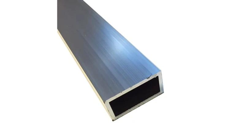 Rura z aluminium, profil: prostokątna, dł.: 1m, wys.: 20mm, gr.: 2mm, szer.: 50mm, T6