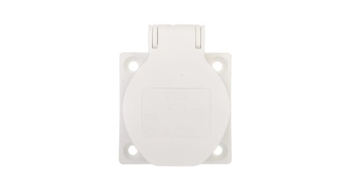 Gniazdo tablicowe 10/16A 2P+Z 230V białe IP54 1050-0ws