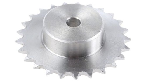 Koło łańcuchowe drabinkowe, 25 zębów, 05B-1, Pilot, śr otworu: 14mm, śr toczna: 76mm, Stal