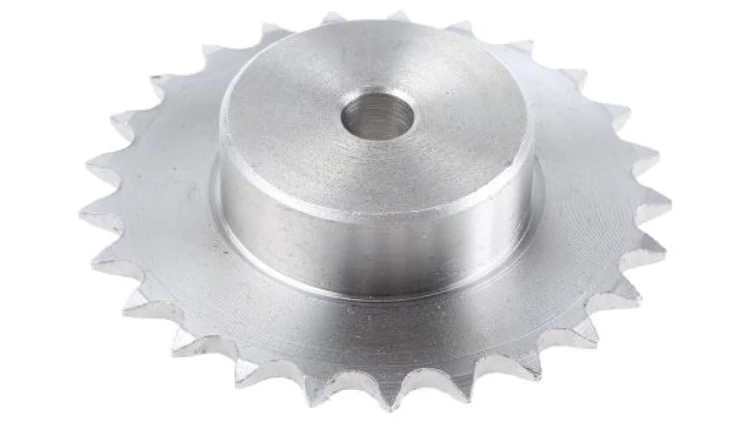 Koło łańcuchowe drabinkowe, 25 zębów, 05B-1, Pilot, śr otworu: 14mm, śr toczna: 76mm, Stal