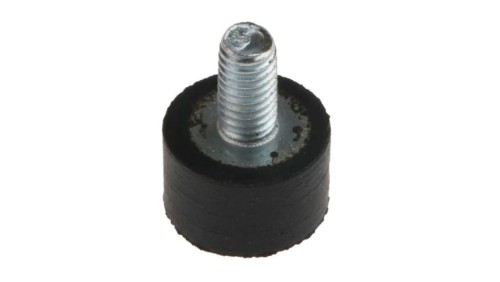 Nóżka z gwintem, M3, Ø 8mm, materiał: Guma naturalna 60Shore A, RS PRO