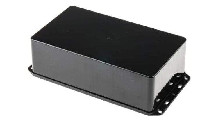 Obudowa Czarny z kołnierzem IP54, 210 x 112 x 61mm, RS PRO