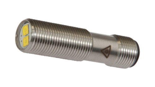Oświetlenie maszynowe LED M12x1 dł: 47mm światło białe 0,9W 80lx 5000K 10-30V DC złącze M12 4pin IP67 AO000487