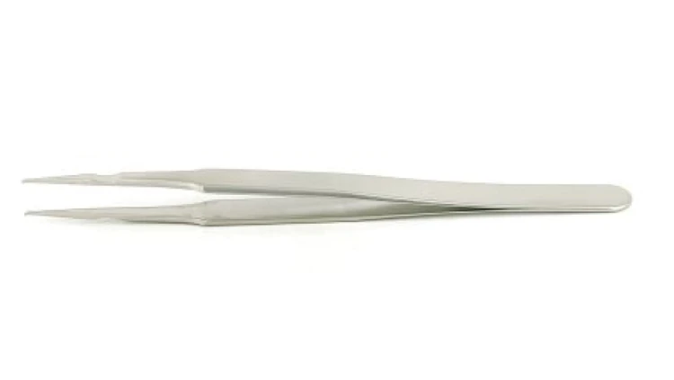 Pęseta, dł. +120, antymagnetyczna, materiał: Stal nierdzewna, RS PRO