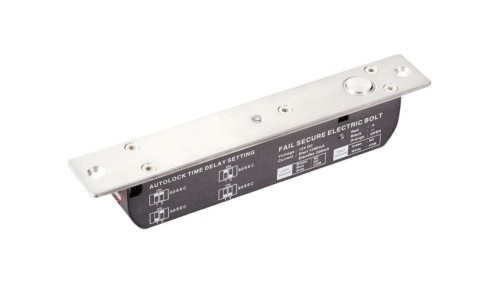 Elektrozamek trzpieniowy rewersyjny siła trzymania 2000 kg, sygnalizacja stanu drzwi i zamknięcia, LED, zwłoka czasowa, 12V DC