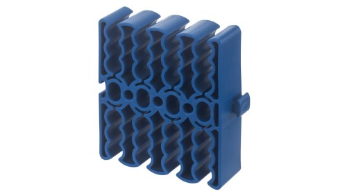 Organizator kabli sieciowych na 24szt. kabli niebieski NEKU