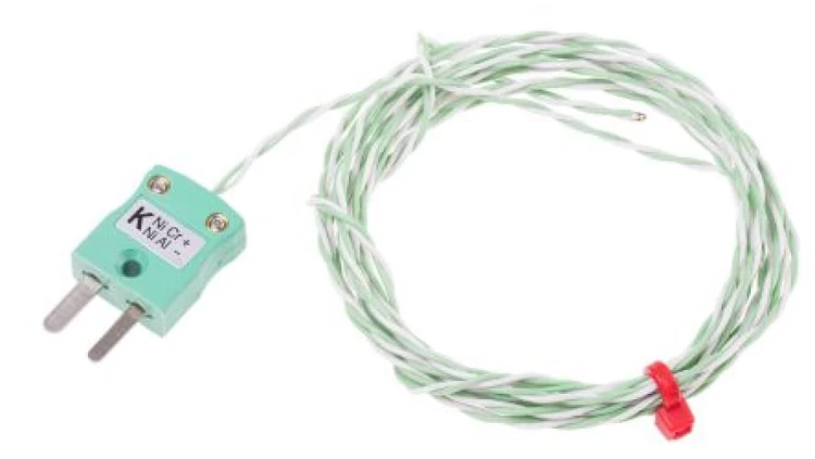 Termopara typ K do +250C 2m kabel 2m IEC