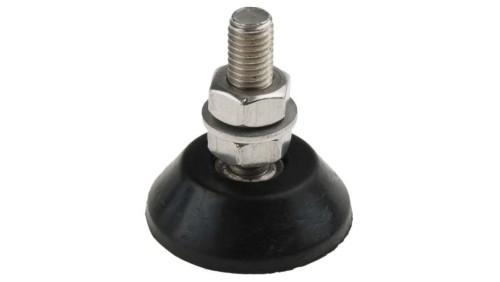Mocowanie antywibracyjne, M10, Ø 46mm, H 15mm, 25-200, materiał: Guma naturalna 55 Shore A, RS PRO