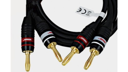 Kabel głośnikowy / pomiarowy 2xwtyk banan/2xwtyk banan LAK10 10m