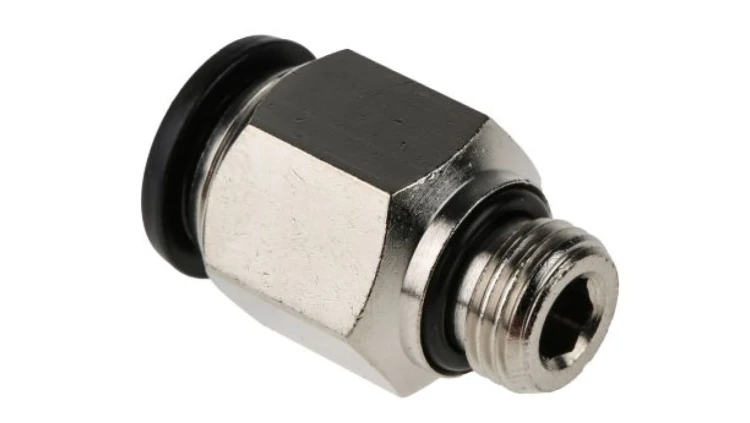 Adapter gwintowany prosty gwint – rura, 20 barów