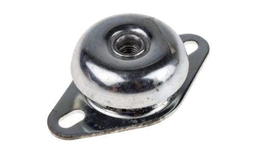 Mocowanie antywibracyjne, M12, Ø 110mm, H 35mm, 124, materiał: Guma naturalna 60 Shore A, RS PRO