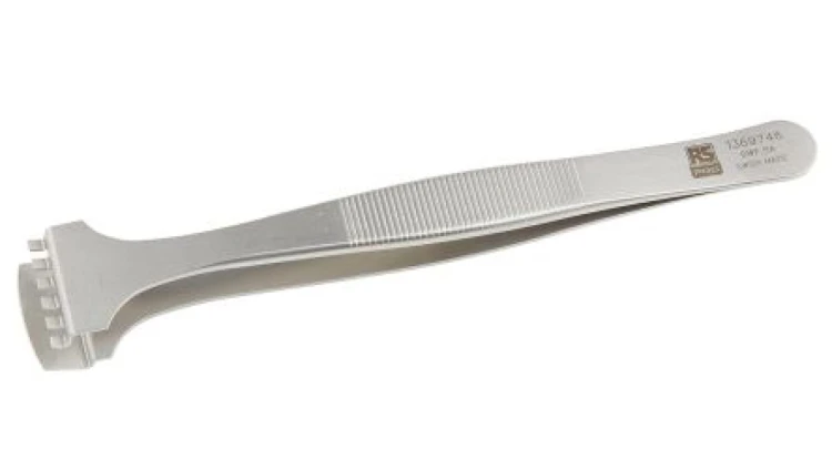 Pęseta, dł. 130, antymagnetyczna 6WF.SA, materiał: Stal nierdzewna, RS PRO