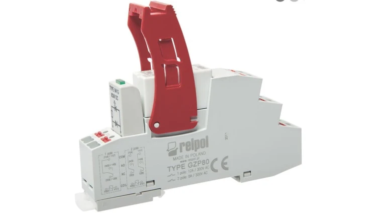 Przekaźnik interfejsowy Push-in 1P 16A 24V AC szerokość 15,5mm, warystor PI85-024AC-M91G-PS-2011 864837