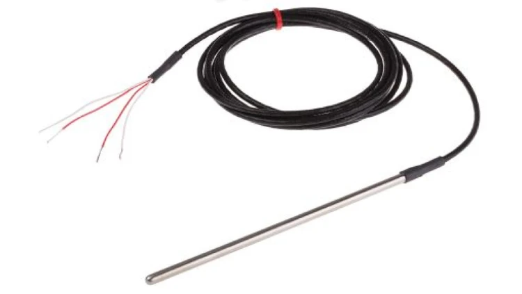 Termopara typ PT 100, -50C do +250C 150mm kabel 2m, Stal nierdzewna