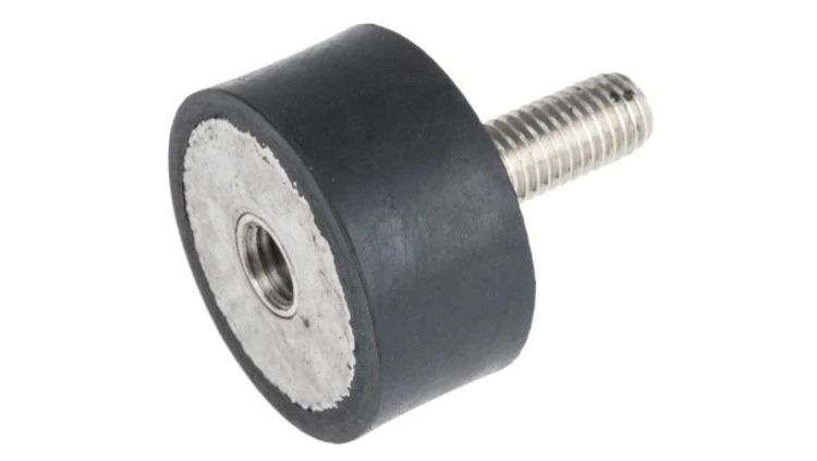 Mocowanie antywstrząsowe, M10, Ø 40mm, materiał: Guma naturalna 60Shore A, RS PRO