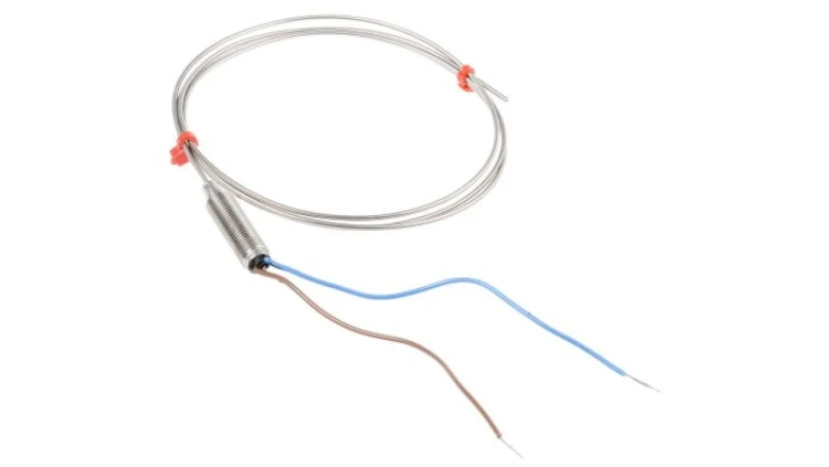 Termopara typ K do +800C 1m kabel 100mm, Stal nierdzewna 316 BS