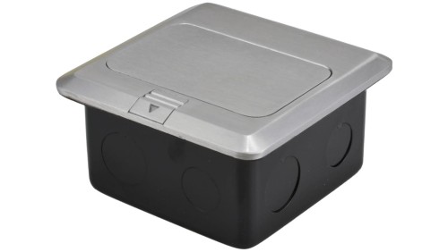 Puszka podłogowa ALU IP44 3M 230V+RJ45 NEKU