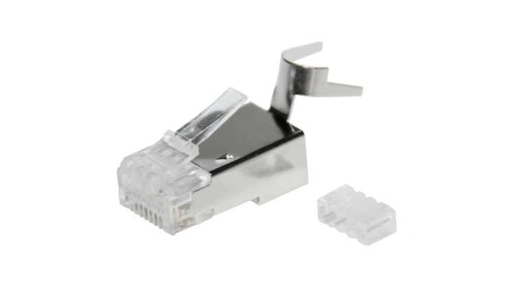 Konektor RJ45 CAT6A STP 8p8c ekranowany na drut KRJS45/6ASLD