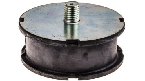 Mocowanie antywibracyjne, M16, Ø 105mm, H 40mm, 380, materiał: Guma naturalna 55 Shore A, RS PRO