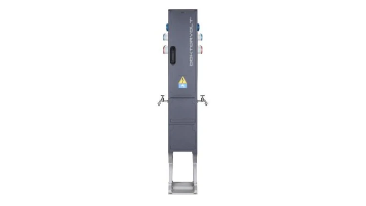 Słupek dystrybucyjny CV-CAMP 2x(2x230V, 1x16A 400V, 1x230V/3p) DV 2209