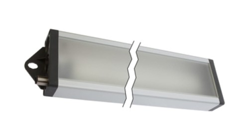 Oświetlenie LED miejsca pracy 35x1545x85mm białe światło 72W 8800lx 5500K 22-26V DC złącze M12 4pin IP50 AO000485