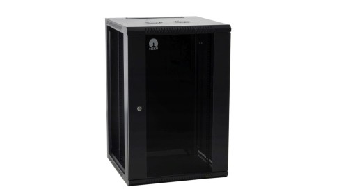 Szafa wisząca RACK 19 cali 22U 450mm czarna NEKU TS BOX
