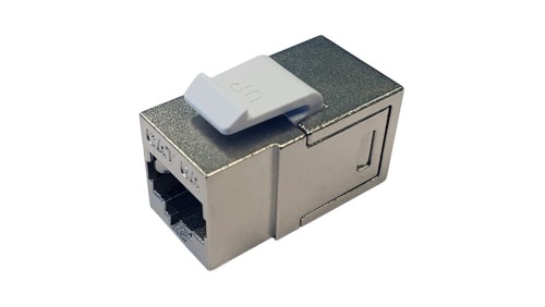 Łącznik panelowy CAT6A STP 8p8c RJ45/RJ45 KRJ45/6AS-SH