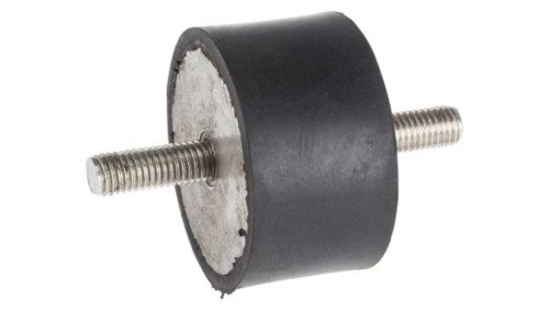 Mocowanie antywstrząsowe, M10, Ø 60mm, materiał: Guma naturalna 60Shore A, RS PRO