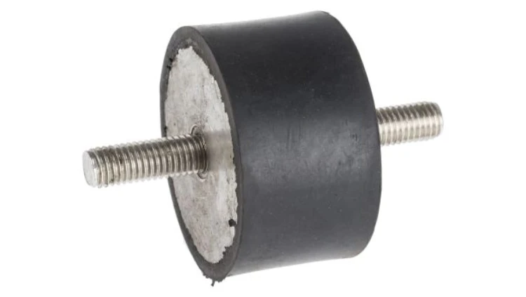 Mocowanie antywstrząsowe, M10, Ø 60mm, materiał: Guma naturalna 60Shore A, RS PRO