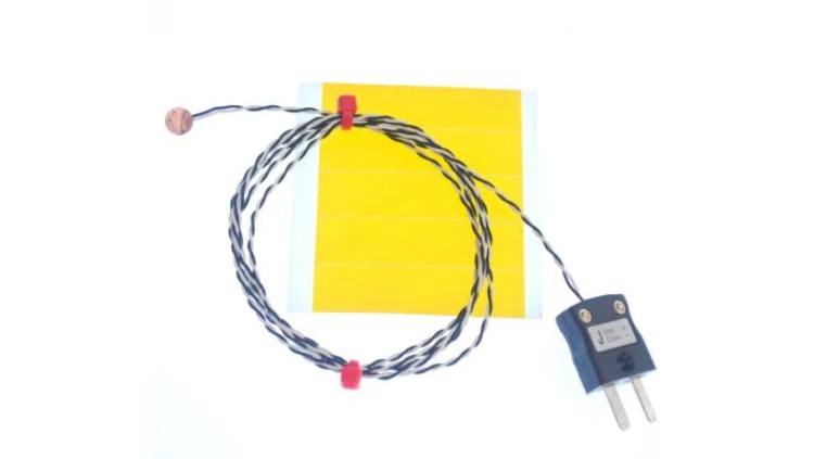 Termopara typ J do +200C 0.3mm kabel 1m, Miedziane IEC
