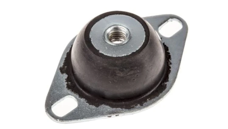Mocowanie antywibracyjne, M10, Ø 85mm, H 25mm, 40, materiał: Guma naturalna 60 Shore A, RS PRO