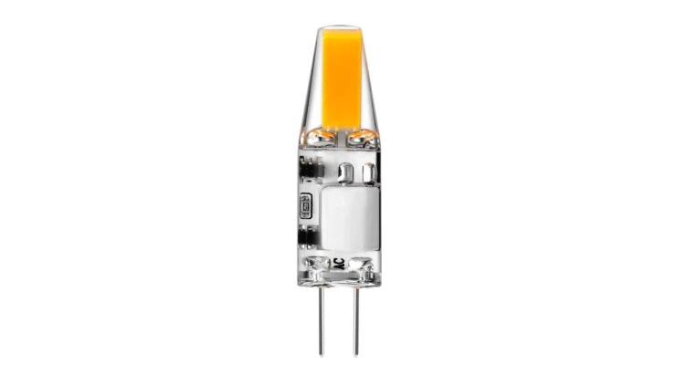 Żarówka LED line G4 COB 1,5W 2700K barwa ciepła 120lm 12V AC/DC (NOWY KSZTAŁT) 3 lata gwar.