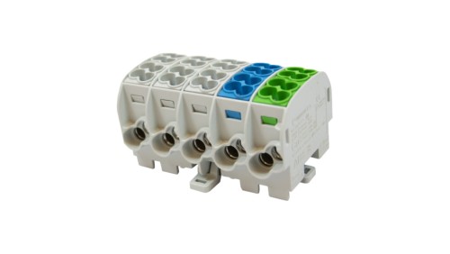 Blok rozdzielczy - odgałęźny Al/Cu SCB 25-5X (80150) SIMBLOCK sza/nie/zie 81500020