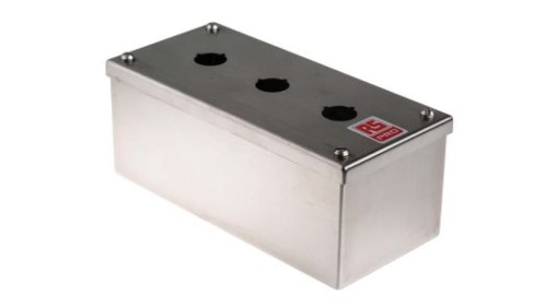 Obudowa kasety sterowniczej, Ø 22mm, 3-otworowa, IP65, IP66, IP69K, RS PRO