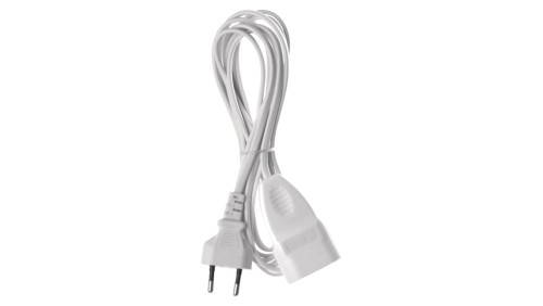 Przedłużacz 2× 075 mm 1 gniazdo 3m biały P01303