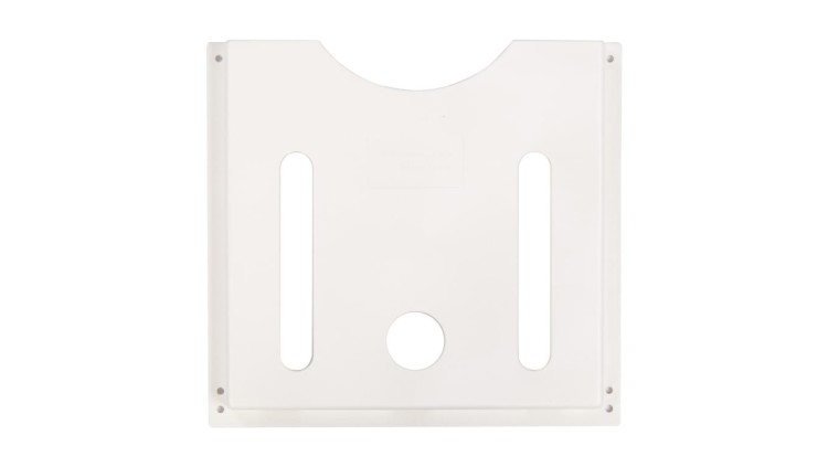 Kieszeń na dokumenty A4 szara z tworzywa 230x 247x 23mm NSYDPA4