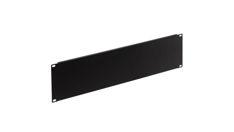 Panel maskujacy do szafy RACK 19 cali 3U czarny