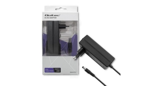 Qoltec Zasilacz wtyczkowy 20W 5V 4A 5.5*2.1